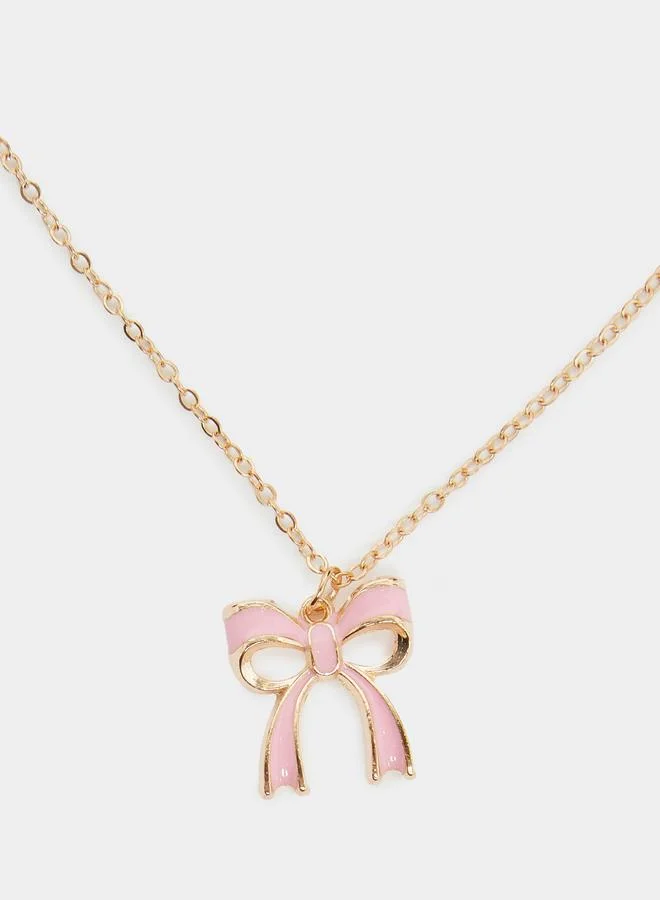 Styli Pack of 2 - Pink Pendant Necklace